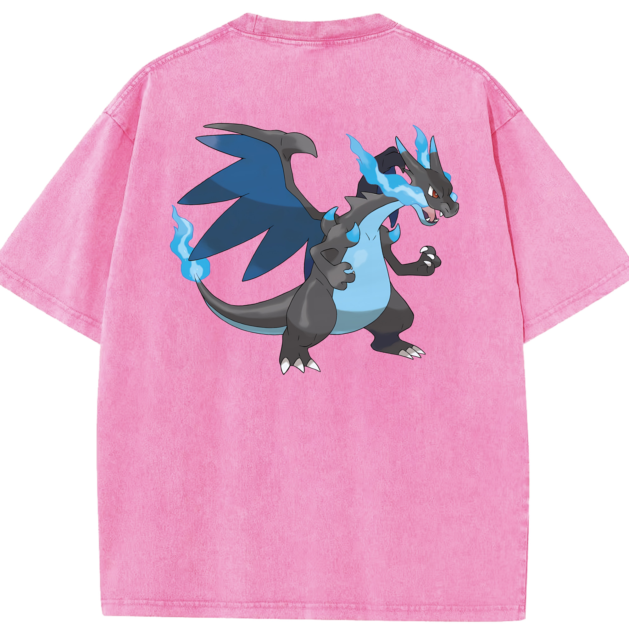 （画像用） ポケットモンスター Pokémon 綿100% ヴィンテージ風 半袖Tシャツ（背面プリント）